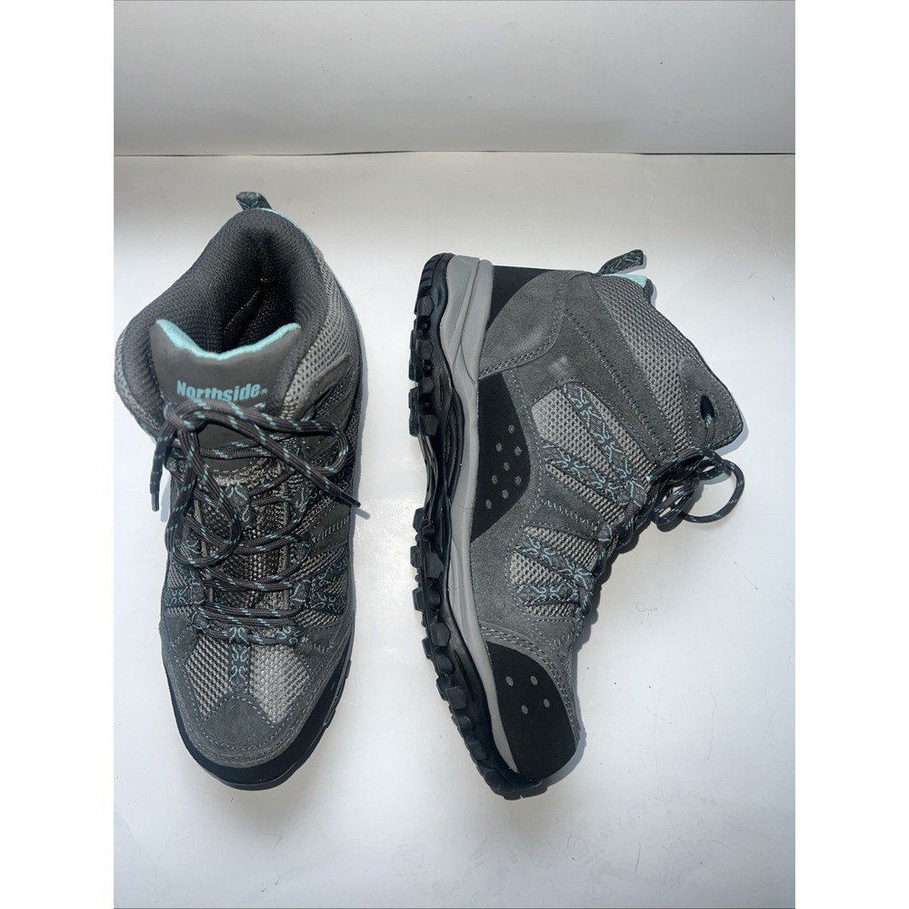 Women's Hiking Boots Northside Freemont Grey 8.5 Waterproof - Picture 2 of 8